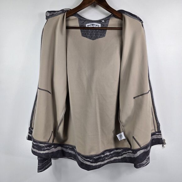 Pino Porte Men's Size Medium Full Zip Marbled Pattern Jacket - Picture 5 of 8